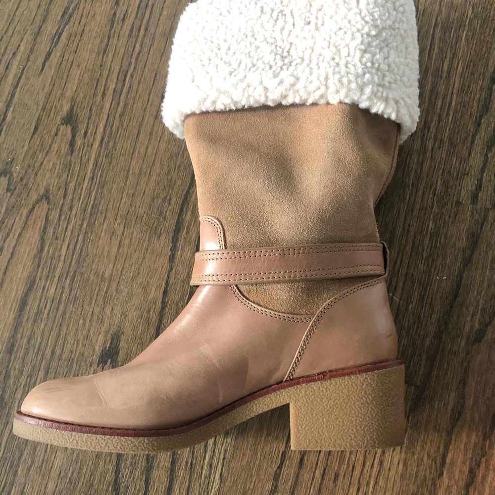 Coach shearling boots - Picture 4 of 5